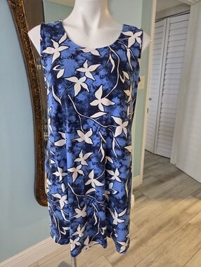 D&co Beach Blue Hawaiian Dress